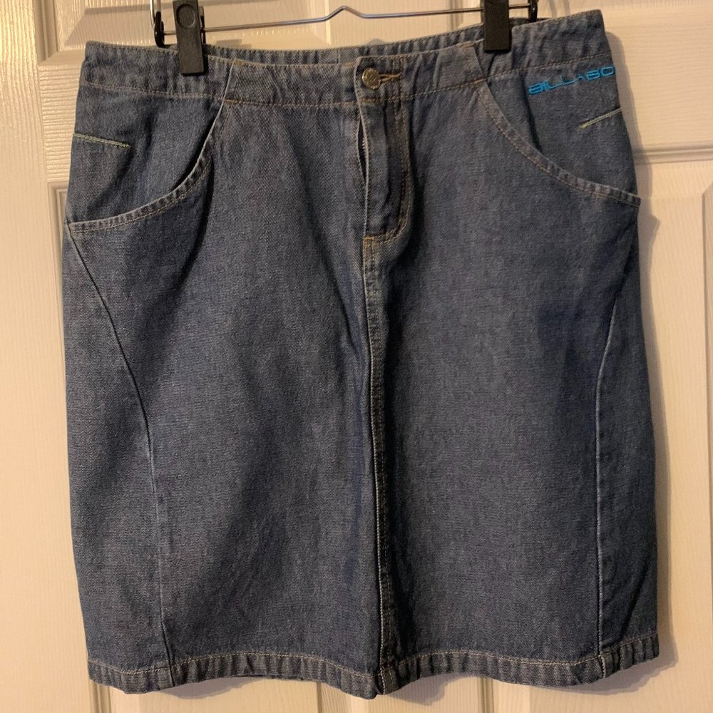 Billabong Jean Skirt, Long Jean Skirt, Billabong Skirt, Cute Jean Skirt